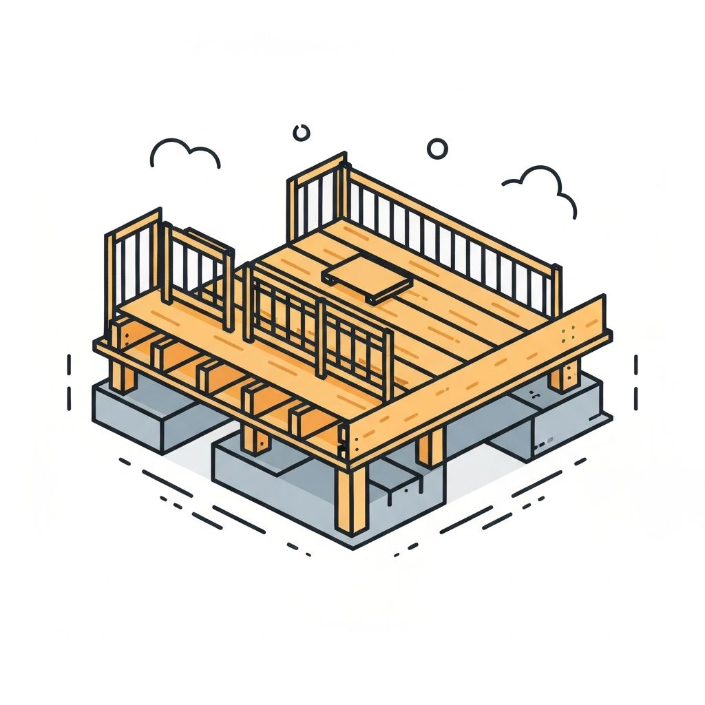 Deck construction icon